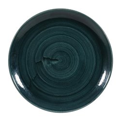 Assiettes rondes Churchill Stonecast Patina Rustic Teal 288mm (Lot de 12) - Gastronoble - FA591