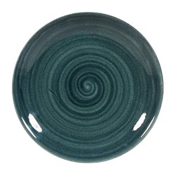 Assiettes rondes Churchill Stonecast Patina Rustic Teal 165mm (Lot de 12) - Gastronoble - FA593