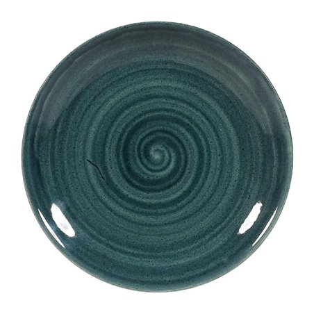 Assiettes rondes Churchill Stonecast Patina Rustic Teal 165mm (Lot de 12) - Gastronoble - FA593