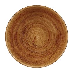Assiettes coupes rondes Churchill Stonecast Patina Vintage Copper 182mm (Lot de 12) - Gastronoble - FA601