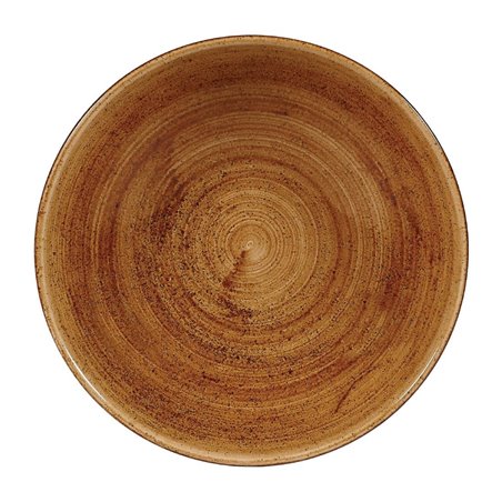 Assiettes coupes rondes Churchill Stonecast Patina Vintage Copper 182mm (Lot de 12) - Gastronoble - FA601