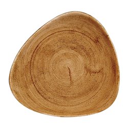 Assiettes triangulaires Churchill Stonecast Patina Vintage Copper 192mm (Lot de 12) - Gastronoble - FA608