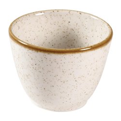 Pots &agrave; frites Churchill Stonecast Barley White 100mm (Lot de 12) - Gastronoble - FA642
