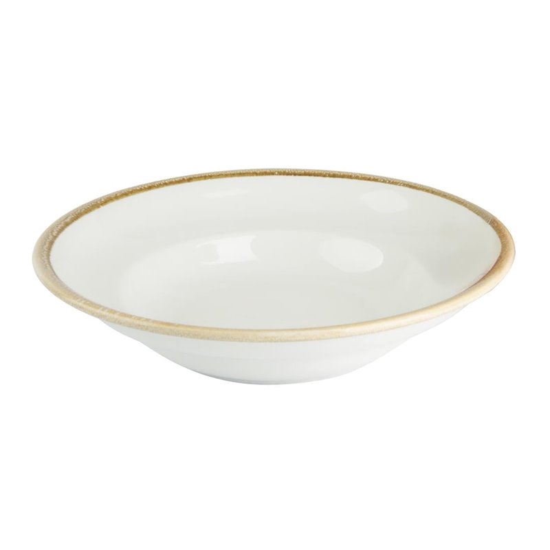 Assiettes &Agrave; P&acirc;tes Olympia Kiln Couleur Craie 250mm (Lot de 4) - Gastronoble - FB979
