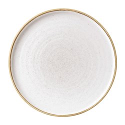 Assiettes avec rebord Churchill Stonecast Barley White 260mm (Lot de 6) - Gastronoble - FC161