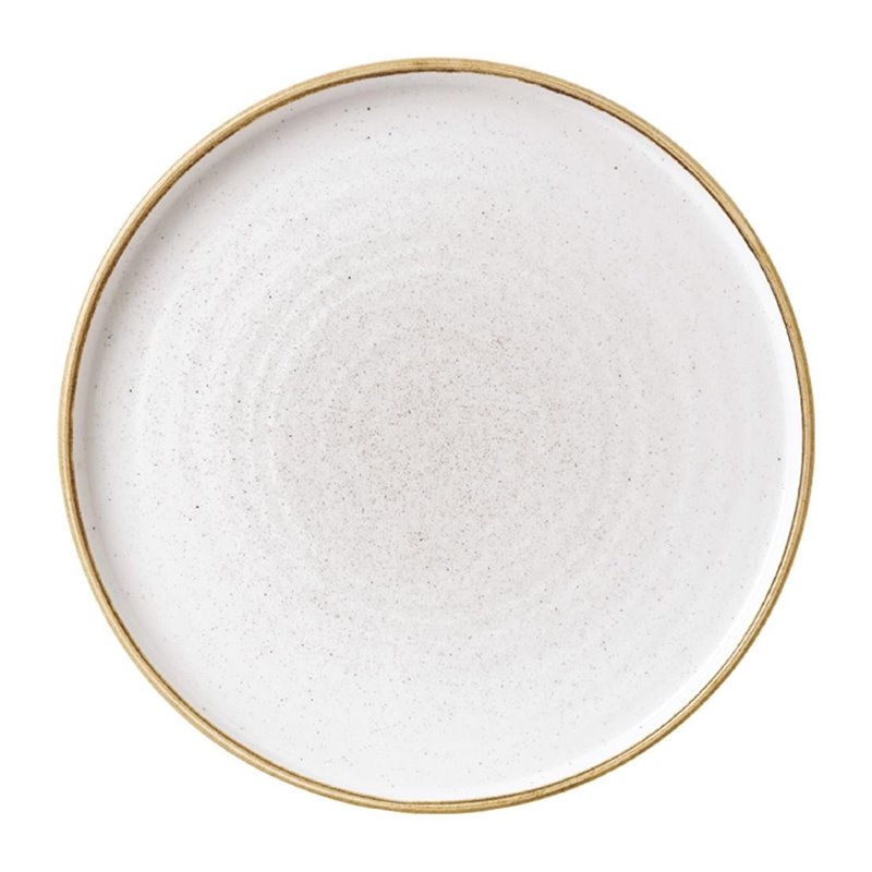 Assiettes avec rebord Churchill Stonecast Barley White 260mm (Lot de 6) - Gastronoble - FC161