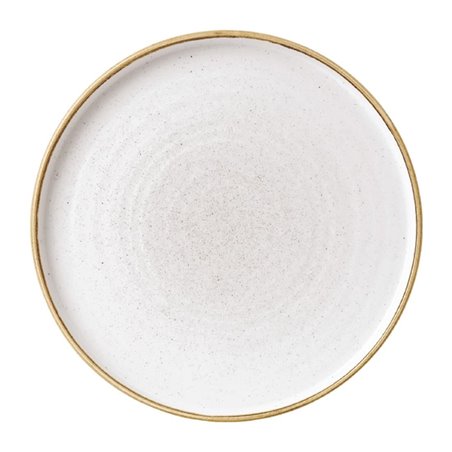 Assiettes avec rebord Churchill Stonecast Barley White 260mm (Lot de 6) - Gastronoble - FC161