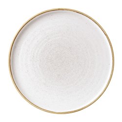 Assiettes avec rebord Churchill Stonecast Barley White 210mm (Lot de 6) - Gastronoble - FC162
