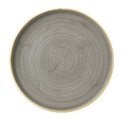 Assiettes avec rebord Churchill Stonecast Peppercorn Grey 210mm (Lot de 6) - Gastronoble - FC164