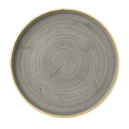 Assiettes avec rebord Churchill Stonecast Peppercorn Grey 210mm (Lot de 6) - Gastronoble - FC164