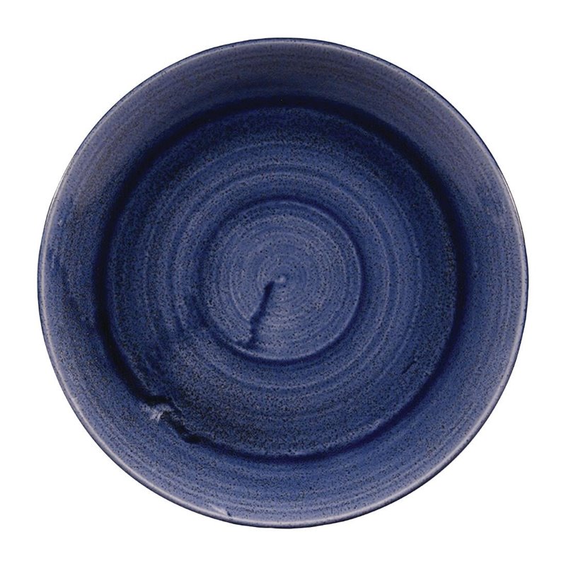 Assiettes rondes Churchill Stonecast Patina Cobalt 260mm (Lot de 12) - Gastronoble - FC168