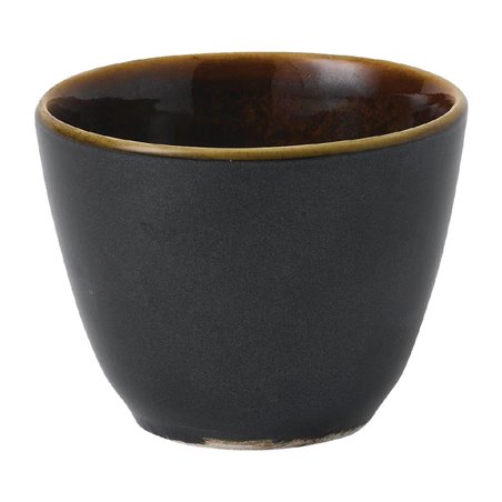 Pots &agrave; frites Churchill Super Vitrified Nourish Black Onyx 2 tons 290ml (Lot de 12) - Gastronoble - FD816
