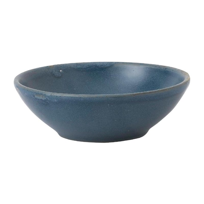 Bols &agrave; soupe peu profonds Churchill Super Vitrified Nourish Oslo Blue 260ml (Lot de 12) - Gastronoble - FD824