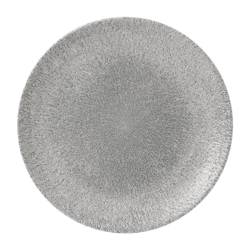 Assiettes rondes Churchill Raku Evolve Jasper Grey 260mm (Lot de 12) - Gastronoble - FD875