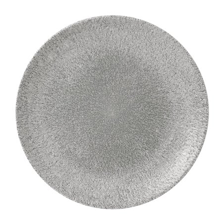 Assiettes rondes Churchill Raku Evolve Jasper Grey 260mm (Lot de 12) - Gastronoble - FD875