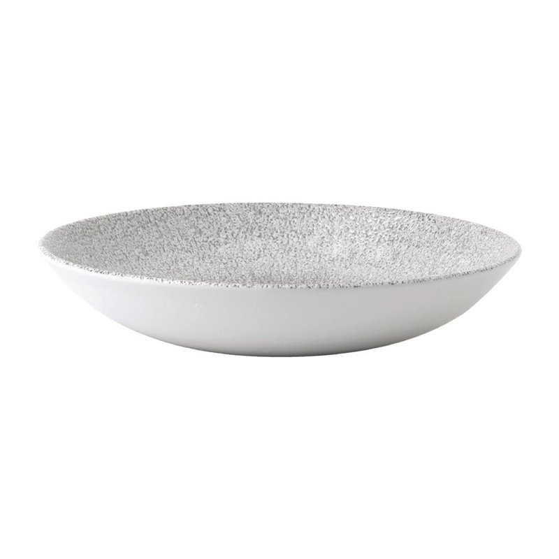 Assiettes coupes rondes Churchill Raku Evolve Jasper Grey 248mm (Lot de 12) - Gastronoble - FD878