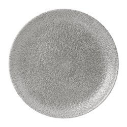 Assiettes rondes Churchill Raku Jasper Grey Evolve 217mm (Lot de 12) - Gastronoble - FD880