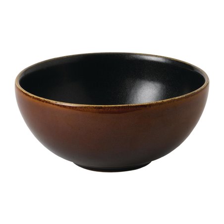 Bols profonds Churchill Super Vitrified Nourish Siena Brown 770ml (Lot de 6) - Gastronoble - FE946