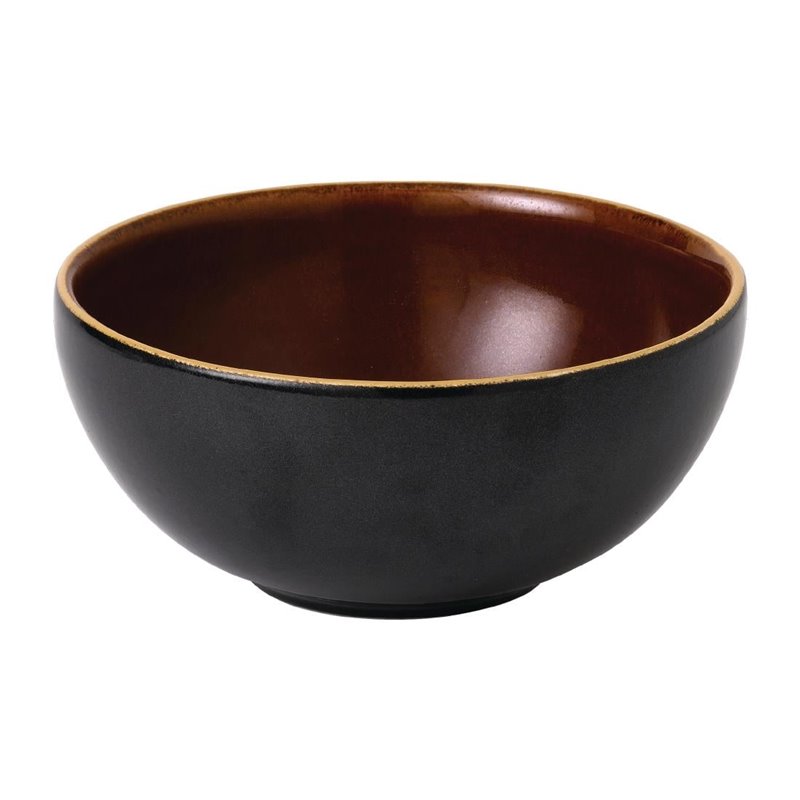 Bols &agrave; soupe Churchill Super Vitrified Nourish Tokyo Black 770ml (Lot de 6) - Gastronoble - FE947