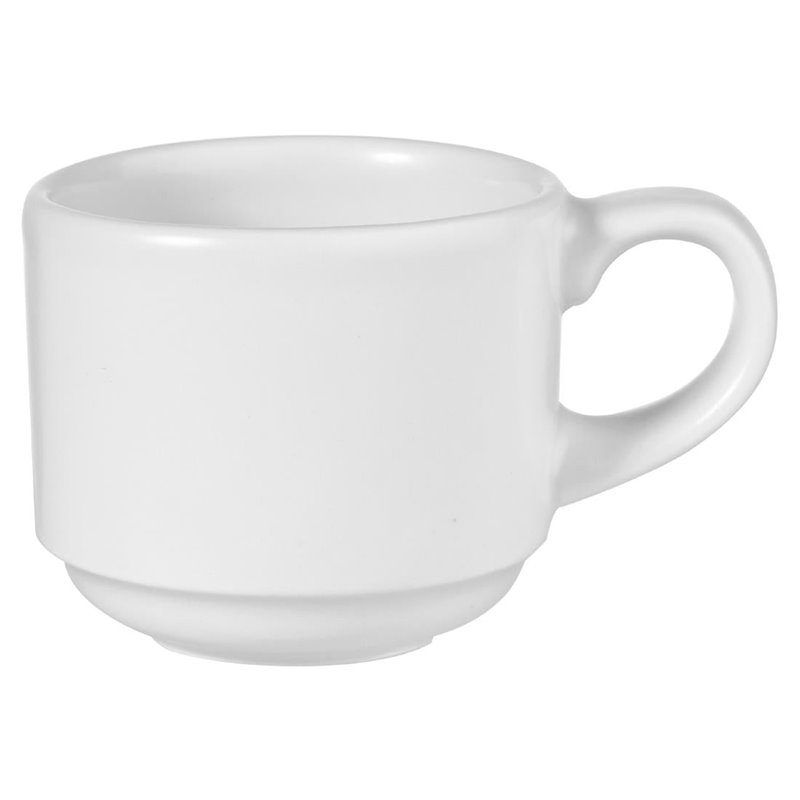Tasses empilables Churchill White 85ml (Lot de 12) - Gastronoble - FF634