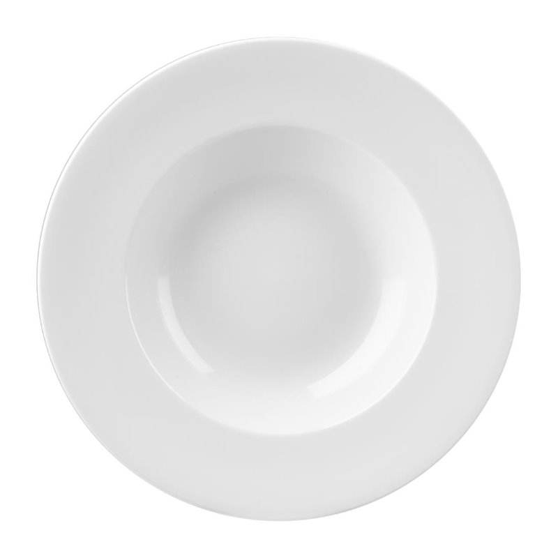 Grands bols &agrave; bord large Churchill&nbsp;White 280mm (Lot de 12) - Gastronoble - FF640