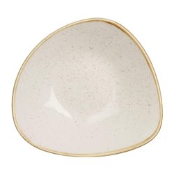 Bols triangulaires Churchill Stonecast Barley White 152mm (Lot de 12) - Gastronoble - FF657