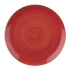 Assiettes rondes Churchill Stonecast Berry Red Evolve 323mm (Lot de 6) - Gastronoble - FF659