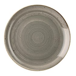 Assiettes rondes Churchill Stonecast Grey Evolve 324mm (Lot de 6) - Gastronoble - FF674