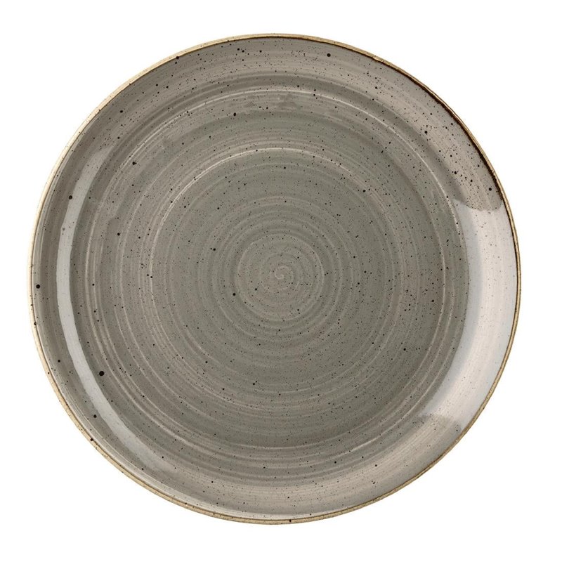 Assiettes rondes Churchill Stonecast Grey Evolve 324mm (Lot de 6) - Gastronoble - FF674