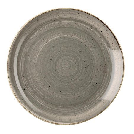 Assiettes rondes Churchill Stonecast Grey Evolve 324mm (Lot de 6) - Gastronoble - FF674