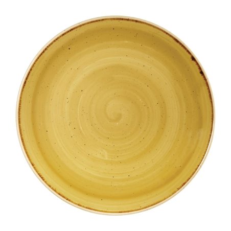 Assiettes rondes Churchill Stonecast Mustard Lotus Evolve 323mm (Lot de 6) - Gastronoble - FF681
