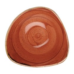 Bols triangulaires Churchill Stonecast Spiced Orange Lotus 153mm (Lot de 12) - Gastronoble - FF690