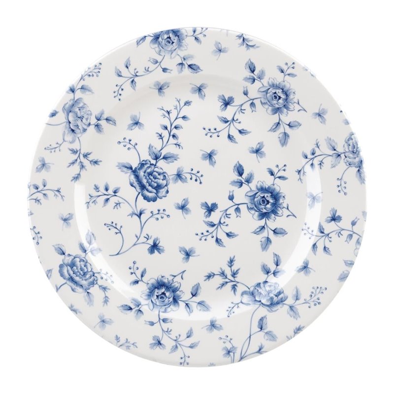 Assiettes plates Churchill Rose Chintz Prague 304mm (Lot de 6) - Gastronoble - FF716