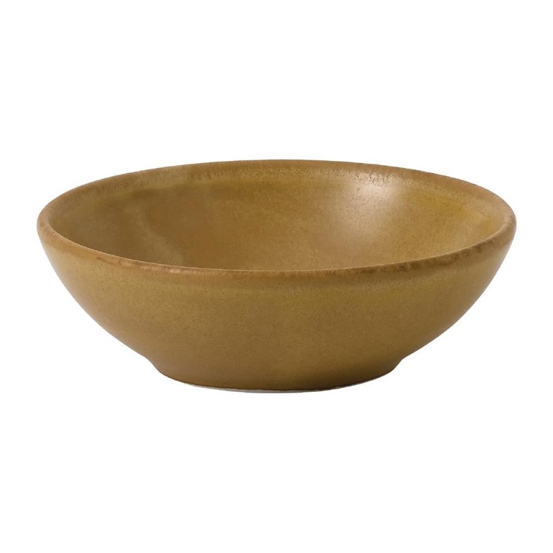 Bols peu profonds Churchill Super Vitrified Nourish Petra Sand 260ml (Lot de 12) - Gastronoble - FJ691
