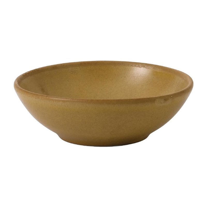 Bols peu profonds Churchill Super Vitrified Nourish Petra Sand 200ml (Lot de 12) - Gastronoble - FJ692