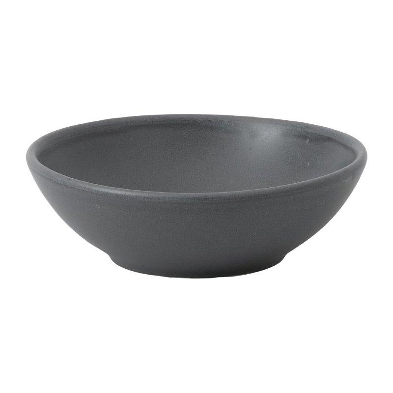 Bols peu profonds Churchill Super Vitrified Nourish Seattle Grey 260ml (Lot de 12) - Gastronoble - FJ701