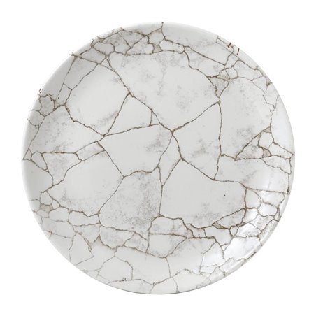Assiettes rondes Studio Prints Kintsugi Agate Grey 288mm (Lot de 12) - Gastronoble - FJ800