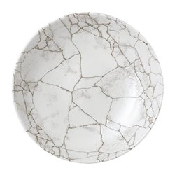 Assiettes rondes Studio Prints Kintsugi Agate Grey 217mm (Lot de 12) - Gastronoble - FJ802