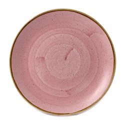 Assiettes rondes Petal Stonecast Pink 260mm (Lot de 12) - Gastronoble - FJ901