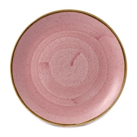 Assiettes rondes Petal Stonecast Pink 260mm (Lot de 12) - Gastronoble - FJ901