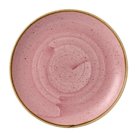 Assiettes rondes Petal Stonecast Pink 217mm (Lot de 12) - Gastronoble - FJ902