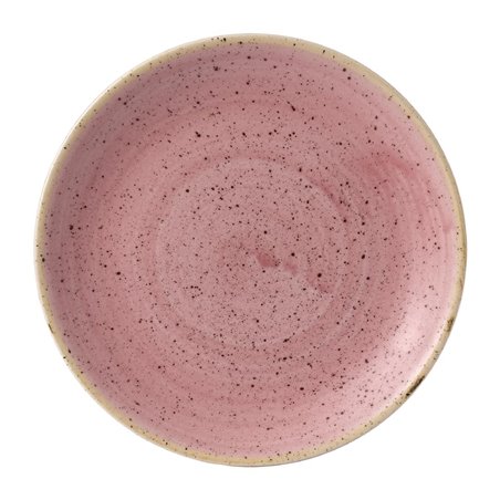 Assiettes rondes Petal Stonecast Pink 165mm (Lot de 12) - Gastronoble - FJ903