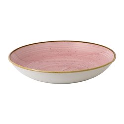 Assiettes coupes rondes Churchill Stonecast Petal Pink 248mm (Lot de 12) - Gastronoble - FJ904