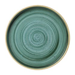 Assiettes avec rebord Churchill Stonecast Samphire Green 210mm (Lot de 6) - Gastronoble - FJ915