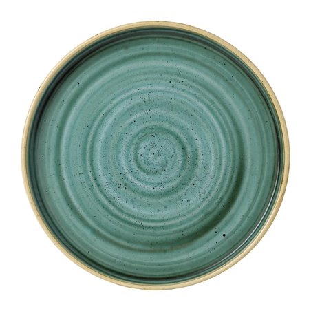 Assiettes avec rebord Churchill Stonecast Samphire Green 210mm (Lot de 6) - Gastronoble - FJ915