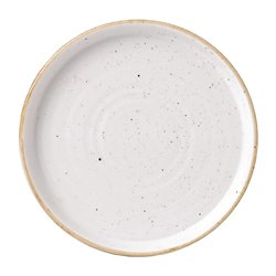 Assiettes avec rebord Churchill Stonecast Barley White 157mm (Lot de 6) - Gastronoble - FJ917