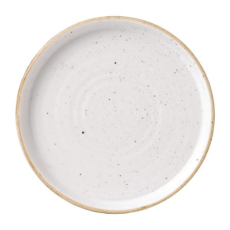 Assiettes avec rebord Churchill Stonecast Barley White 157mm (Lot de 6) - Gastronoble - FJ917
