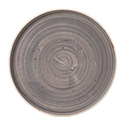 Assiettes avec rebord Churchill Stonecast Peppercorn Grey 157mm (Lot de 6) - Gastronoble - FJ919
