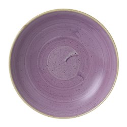 Bols triangulaires Churchill Stonecast Lavender Evolve 248mm (Lot de 12) - Gastronoble - FR024