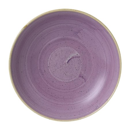 Bols triangulaires Churchill Stonecast Lavender Evolve 248mm (Lot de 12) - Gastronoble - FR024